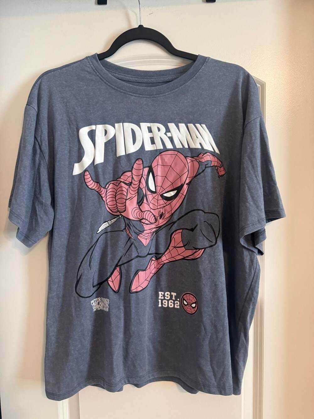 Marvel Spider-Man Peter Parker Est. 1962 Graphic T-Shirt
